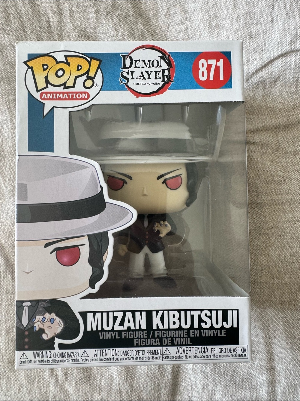 Funko Demon Slayer Muzan Kibutsuji Pop! Vinyl Figure - White, Black, Red 871